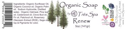 Tres Spa Organic Soap - Renew