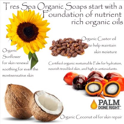 Tres Spa Organic Soap oil blend